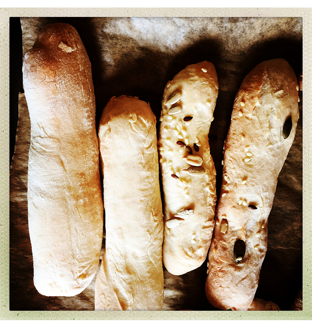 ITALIAN BREADSTICKS BAKED HIPSTAMATIC