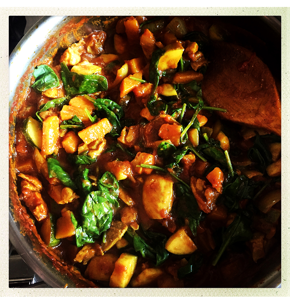 CHICKEN TIK MAS ADD SPINACH