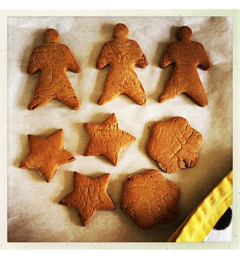GINGERBREAD OUT OF OVEN