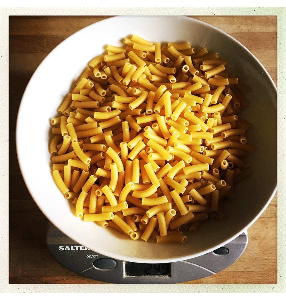 MACARONI CHEESE MEASURING